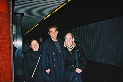 Chilling at the train station...