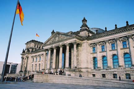 The German Parliament building