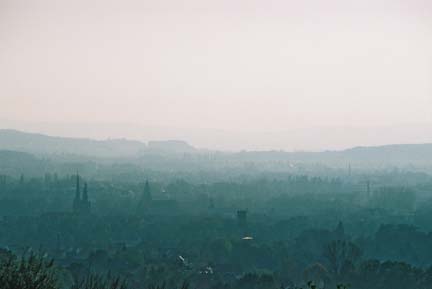 Looking out over Lemgo...