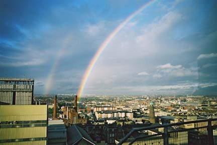 Rainbow over Dublin...