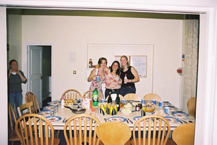 Thanksgiving table all ready to go